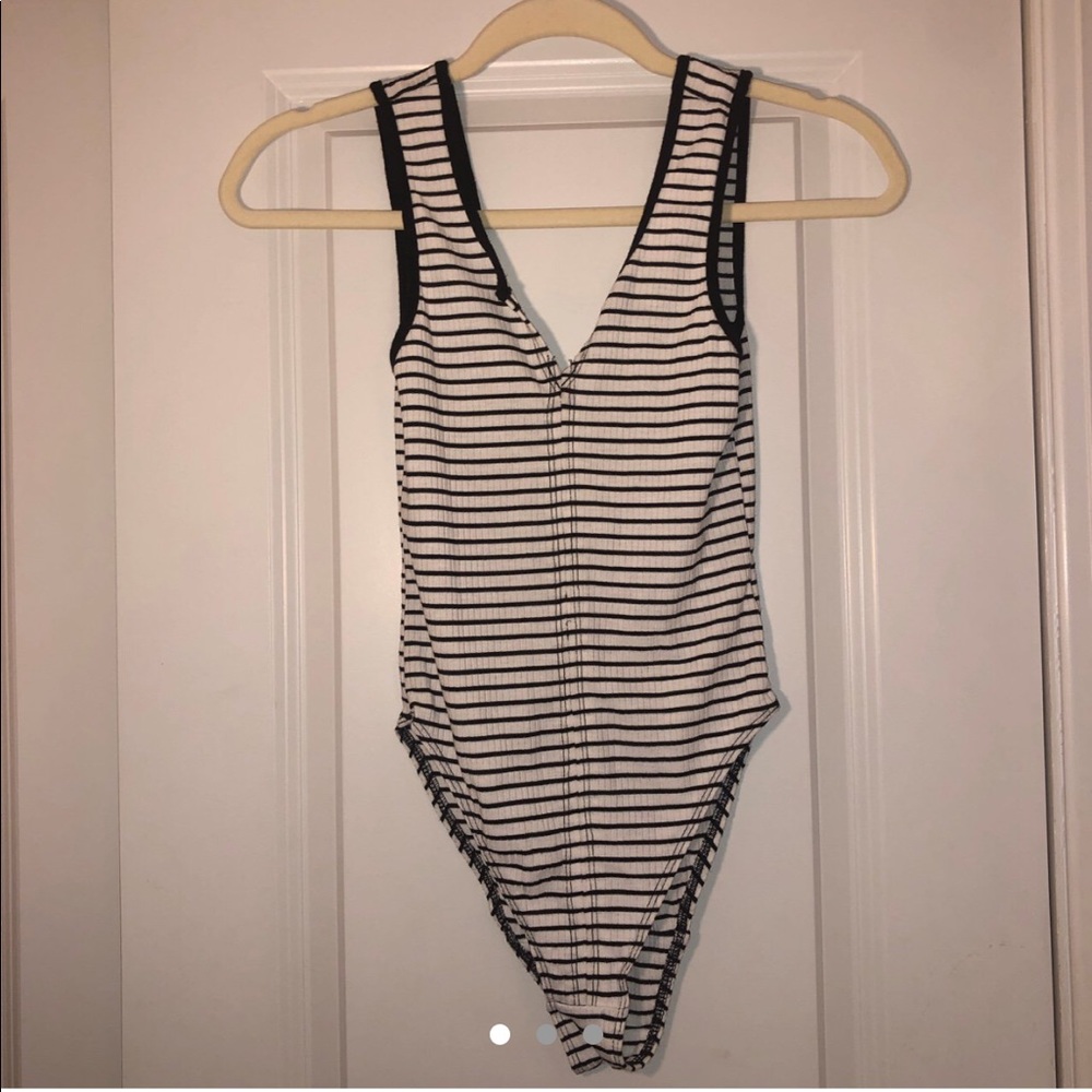 Urban outfitters striped body suit. Size XS.
